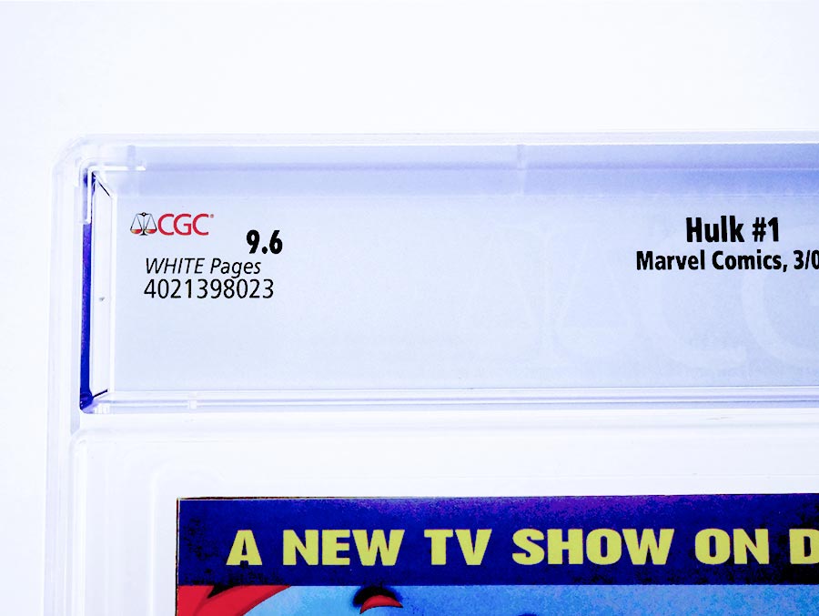 Hulk Vol 2 #1 Cover U CGC 9.6 1st Ptg Regular Ed McGuinness Cover