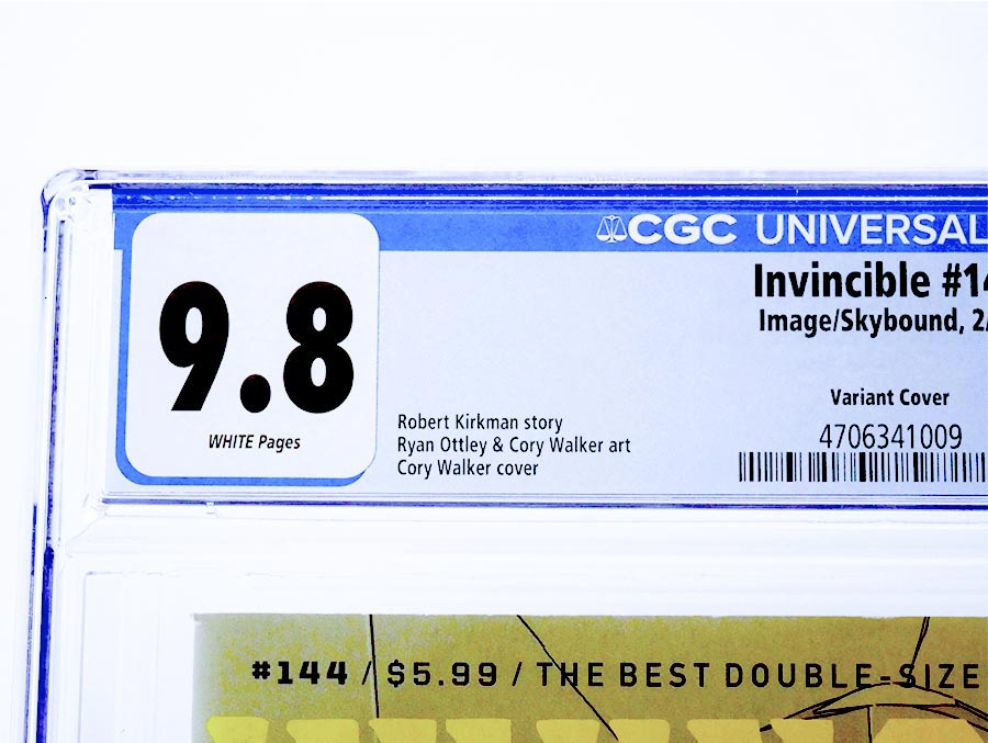 Invincible #144 Cover C CGC 9.8 Variant Cory Walker & Nathan Fairbairn Cover