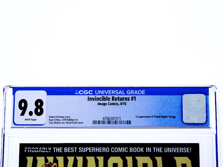 Invincible Returns #1 Cover G CGC 9.8 1st Ptg Regular David Finch Cover