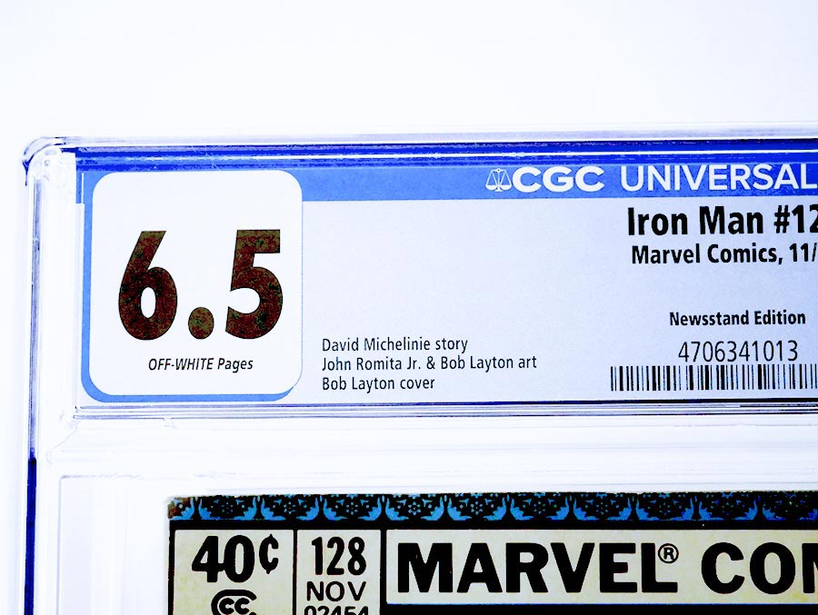 Iron Man #128 Cover B CGC 6.5