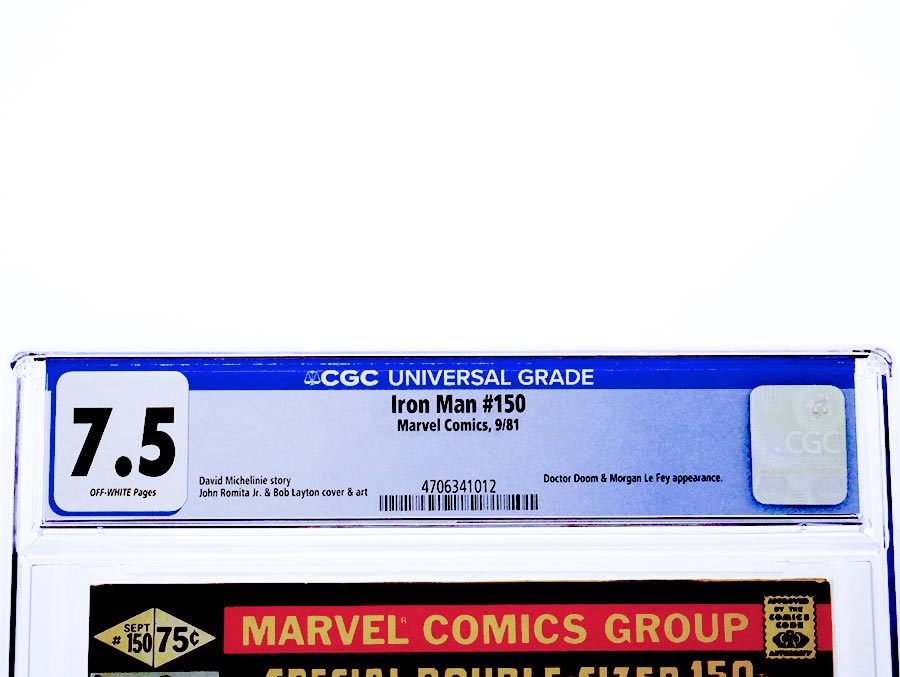 Iron Man #150 Cover C CGC 7.5