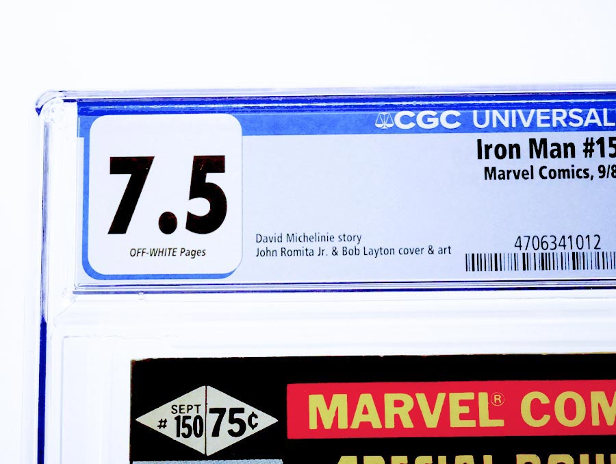 Iron Man #150 Cover C CGC 7.5