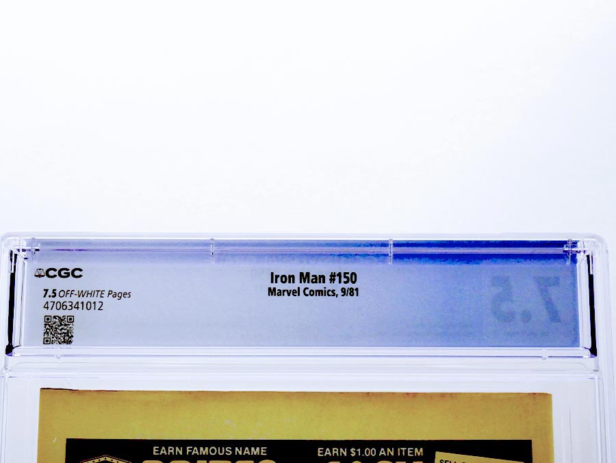 Iron Man #150 Cover C CGC 7.5