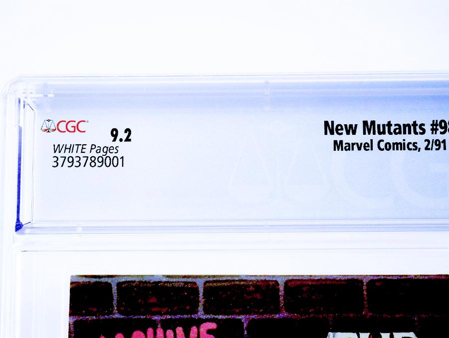 New Mutants #98 Cover J CGC 9.2