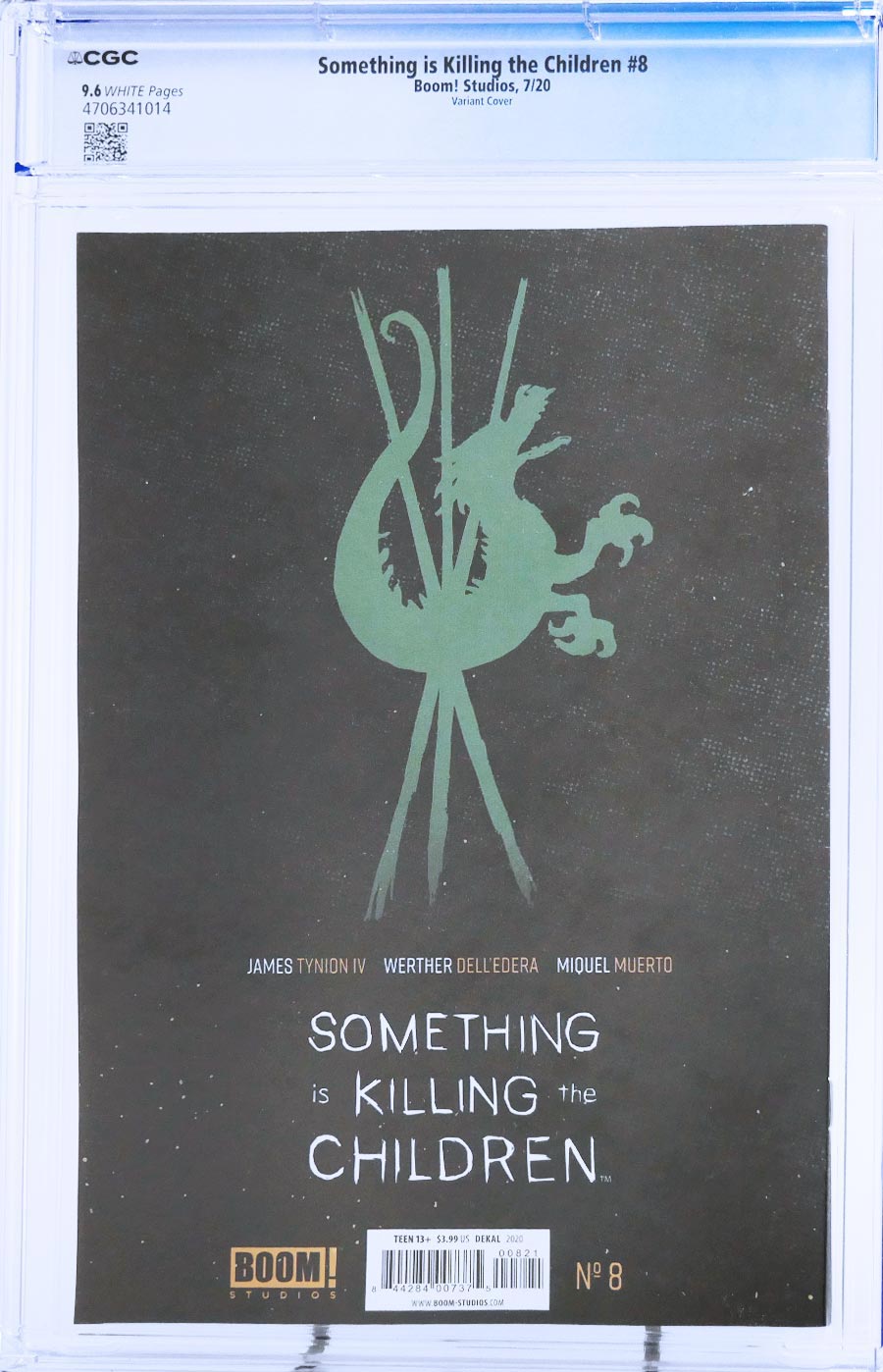Something Is Killing The Children #8 Cover D CGC 9.6 Incentive Jeff Dekal Variant Cover