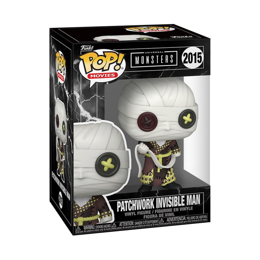 POP Movies Universal Monsters Patchwork Invisible Man Vinyl Figure