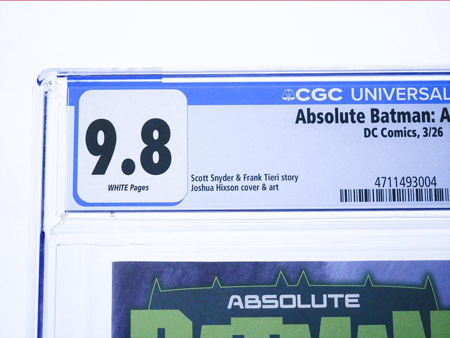 Absolute Batman Ark-M Special #1 (One Shot) Cover L Regular Joshua Hixson Cover CGC 9.8 (DC All In)