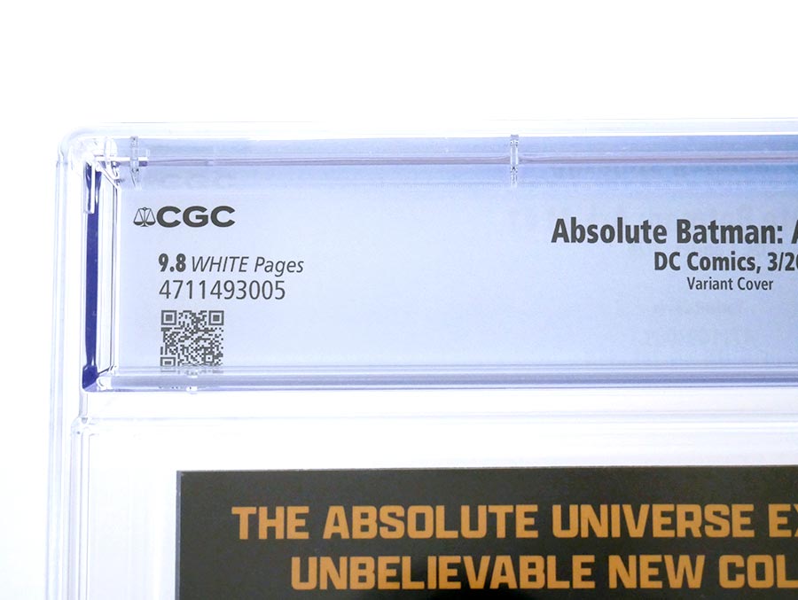 Absolute Batman Ark-M Special #1 (One Shot) Cover M Variant Javier Rodriguez Card Stock Cover CGC 9.8 (DC All In)