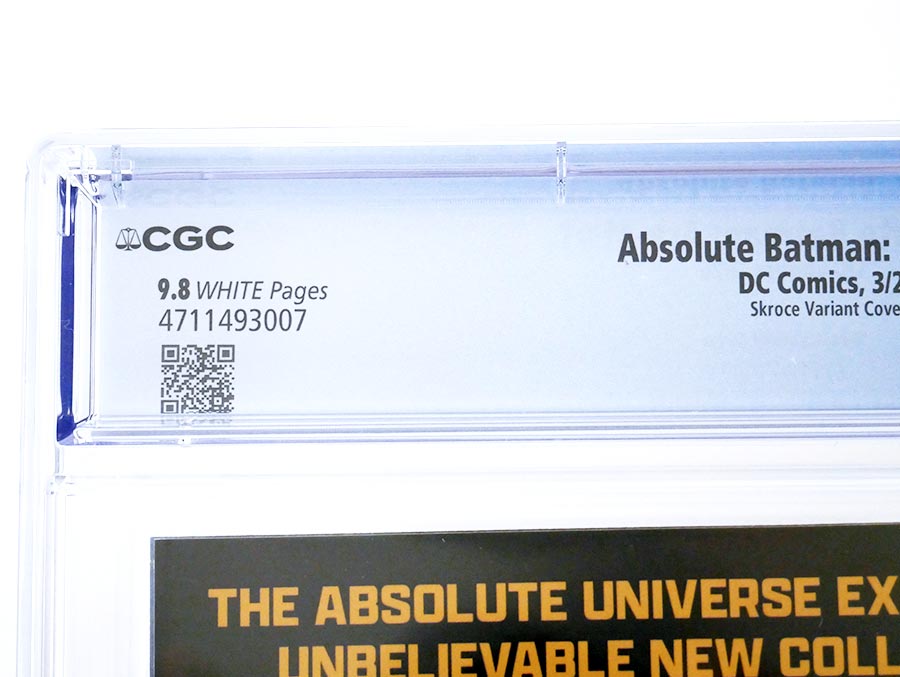 Absolute Batman Ark-M Special #1 (One Shot) Cover O Variant Steve Skroce Card Stock Cover CGC 9.8 (DC All In)