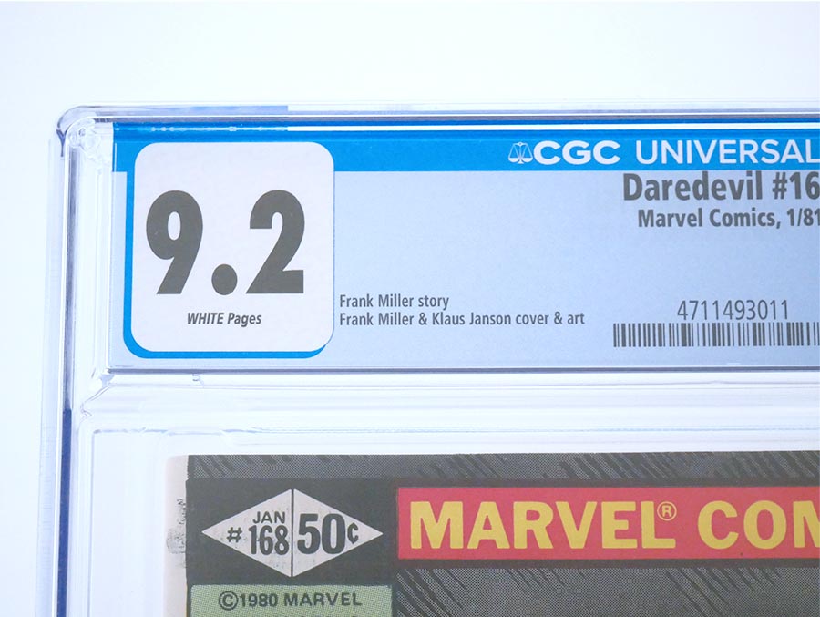 Daredevil #168 Cover E CGC 9.2