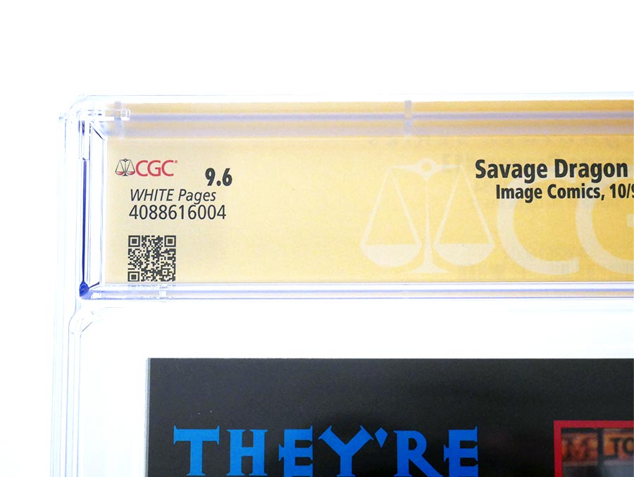 Savage Dragon Vol 2 #13 Cover C Jim Lee Cover CGC Signature Series 9.6 Signed By Jim Lee