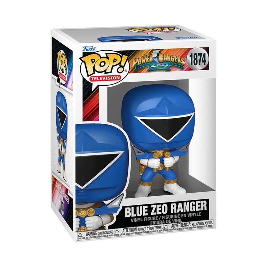 POP Television Power Rangers Zeo Blue Zeo Ranger Vinyl Figure