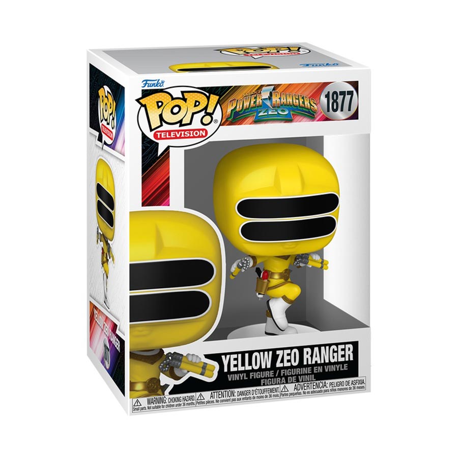 POP Television Power Rangers Zeo Yellow Zeo Ranger Vinyl Figure