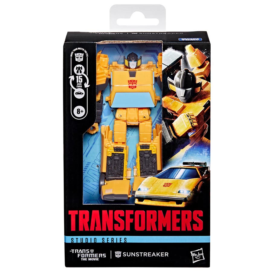 Transformers Studio Series Deluxe Class Transformers The Movie 86 Autobot Sunstreaker Action Figure