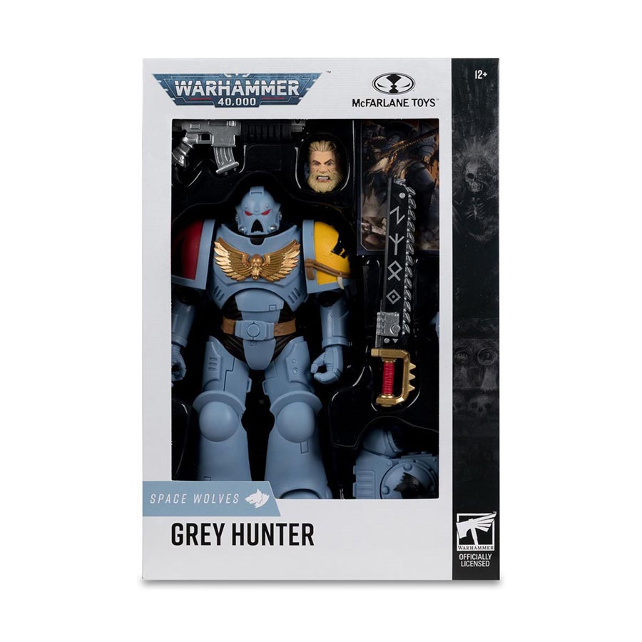 Warhammer 40000 Wave 12 Space Wolves Grey Hunter 7-Inch Action Figure
