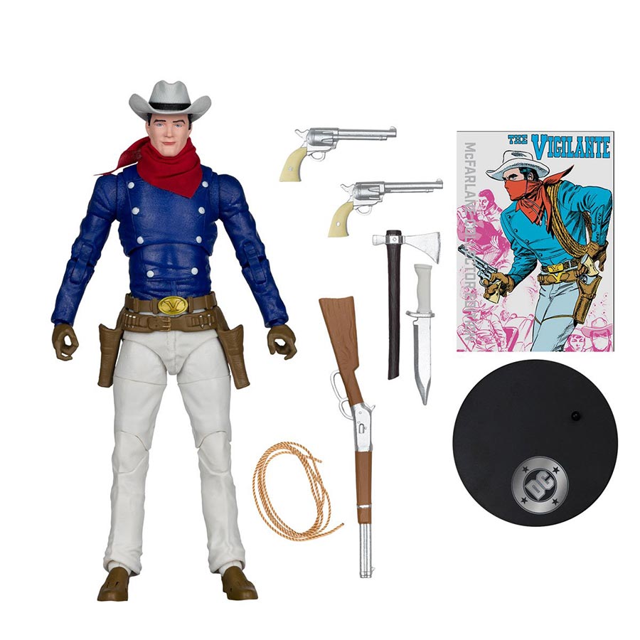 DC McFarlane Collector Edition Wave 14 Vigilante All-Star Squadron Platinum Edition 7-Inch Action Figure