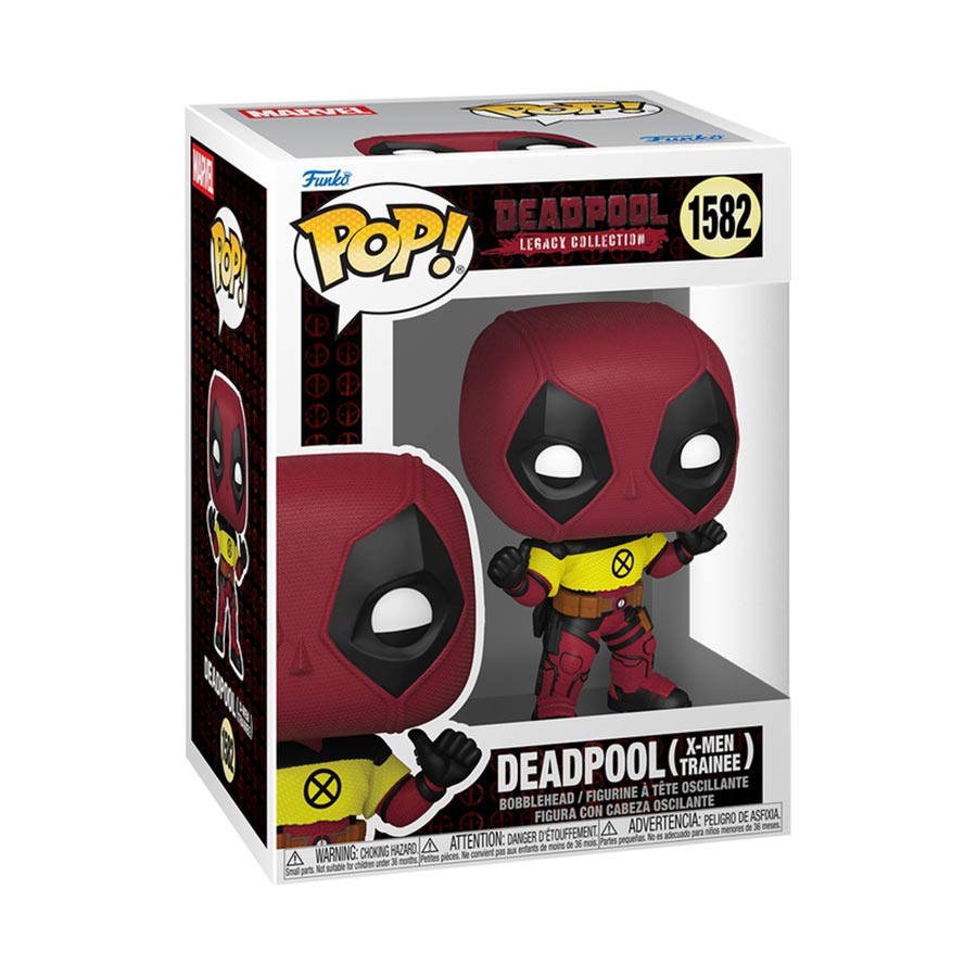 POP Marvel Deadpool Legacy Deadpool X-Men Trainee Vinyl Bobble Head