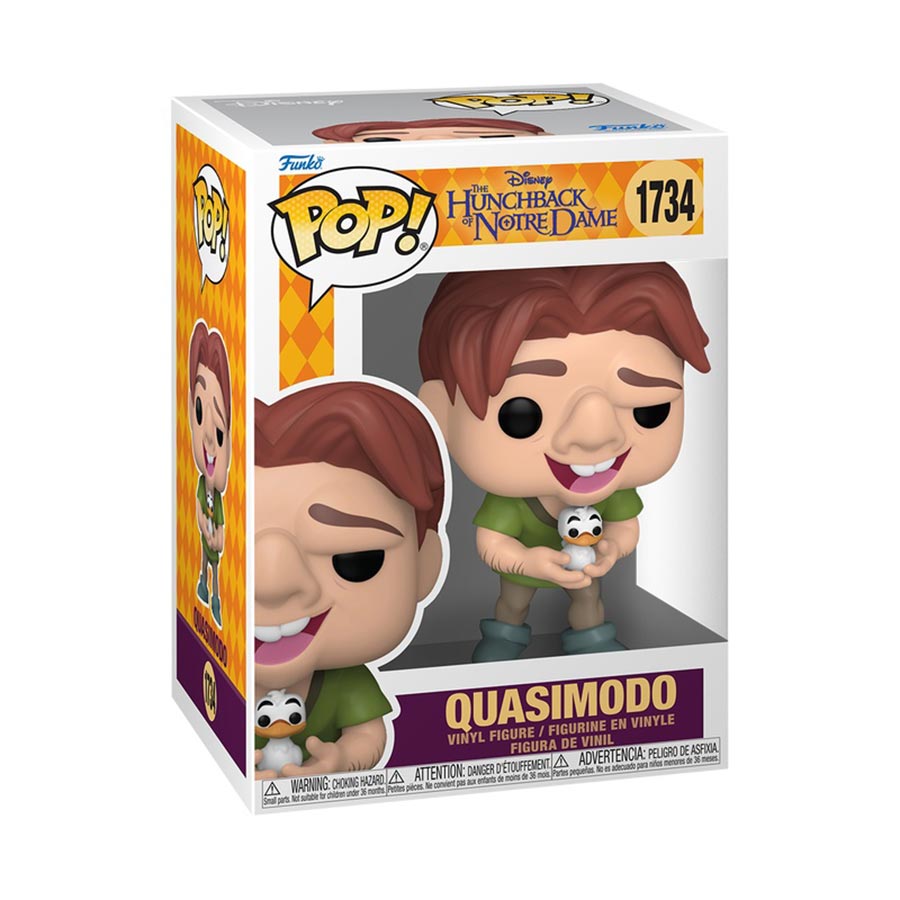 POP Disney Hunchback Of Notre Dame Quasimodo With Bird Vinyl Figure