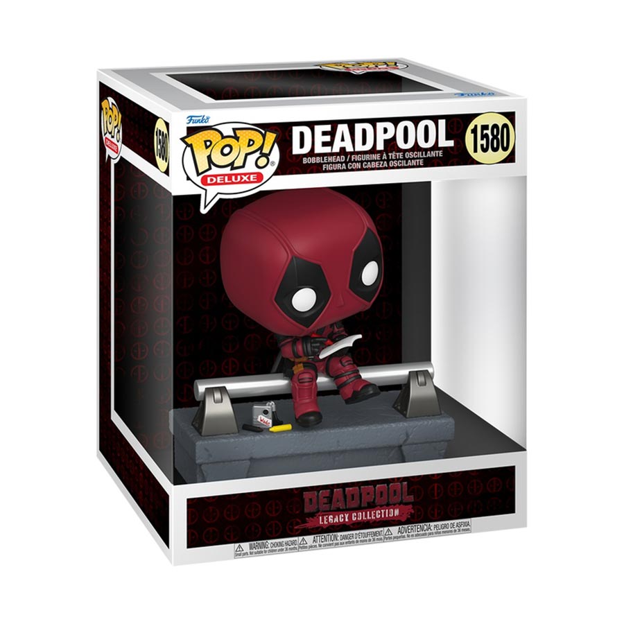 POP Deluxe Deadpool Legacy Deadpool On Bridge Vinyl Bobble Head