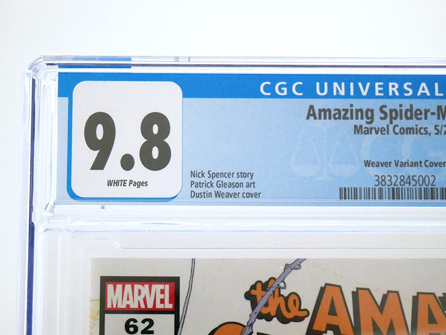 Amazing Spider-Man Vol 5 #62 Cover D Incentive Dustin Weaver Design Variant Cover CGC 9.8
