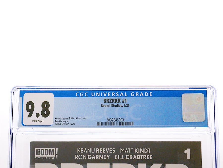 BRZRKR (Berzerker) #1 Cover Z-C Regular Rafael Grampa Red Smoke Cover CGC 9.8