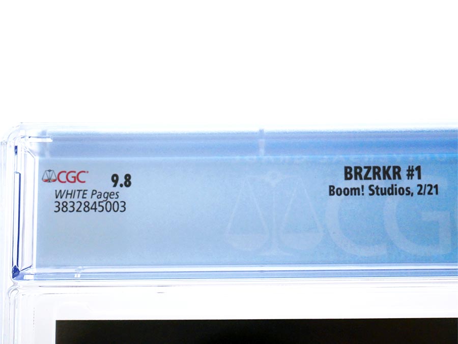 BRZRKR (Berzerker) #1 Cover Z-C Regular Rafael Grampa Red Smoke Cover CGC 9.8