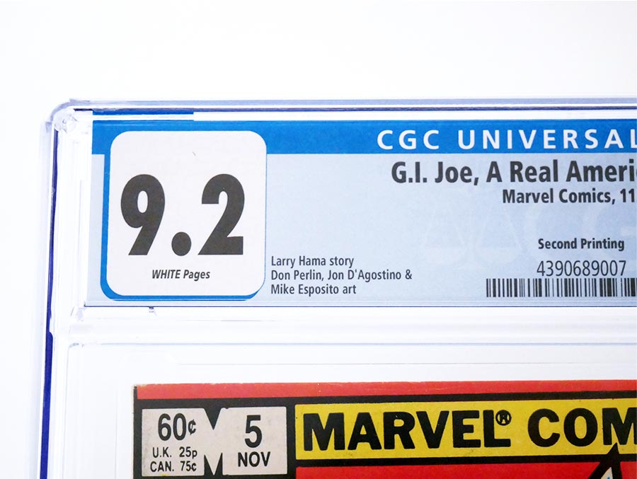 GI Joe A Real American Hero #5 Cover C 2nd Ptg CGC 9.2