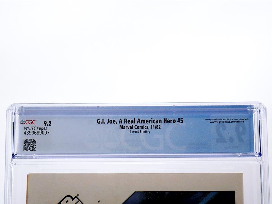 GI Joe A Real American Hero #5 Cover C 2nd Ptg CGC 9.2