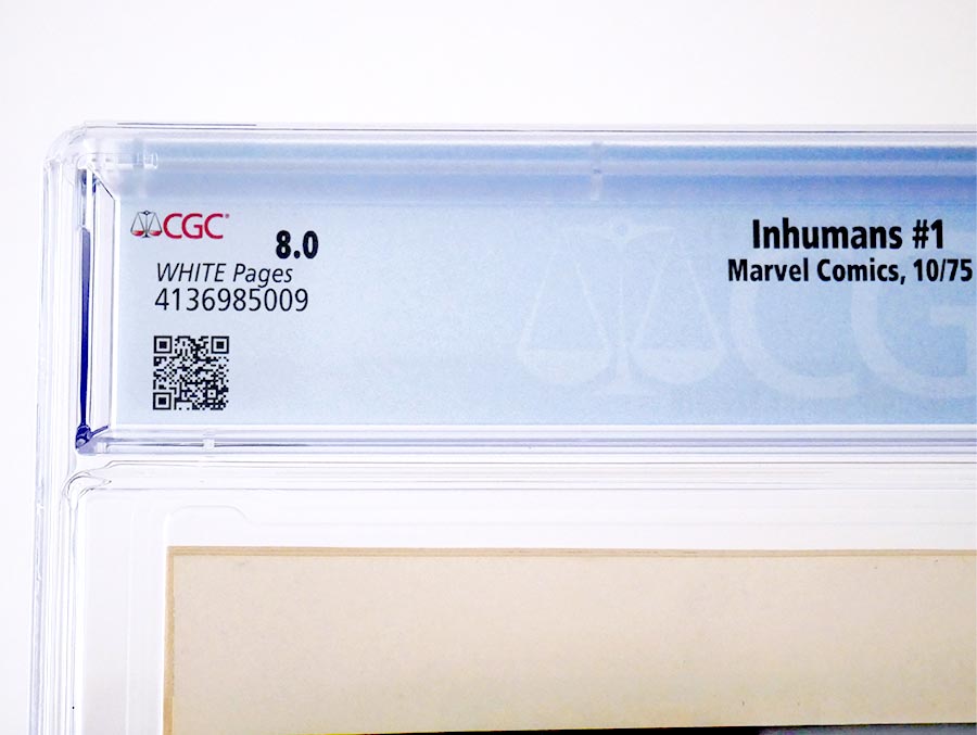 Inhumans #1 Cover C CGC 8.0