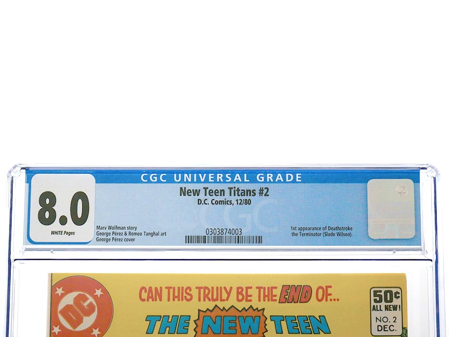 New Teen Titans #2 Cover D CGC 8.0