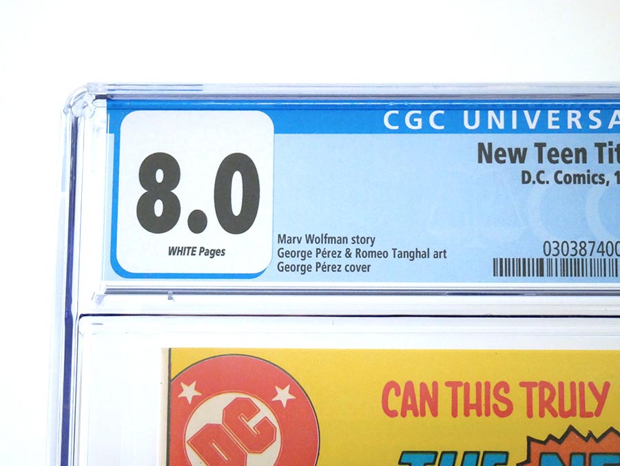 New Teen Titans #2 Cover D CGC 8.0