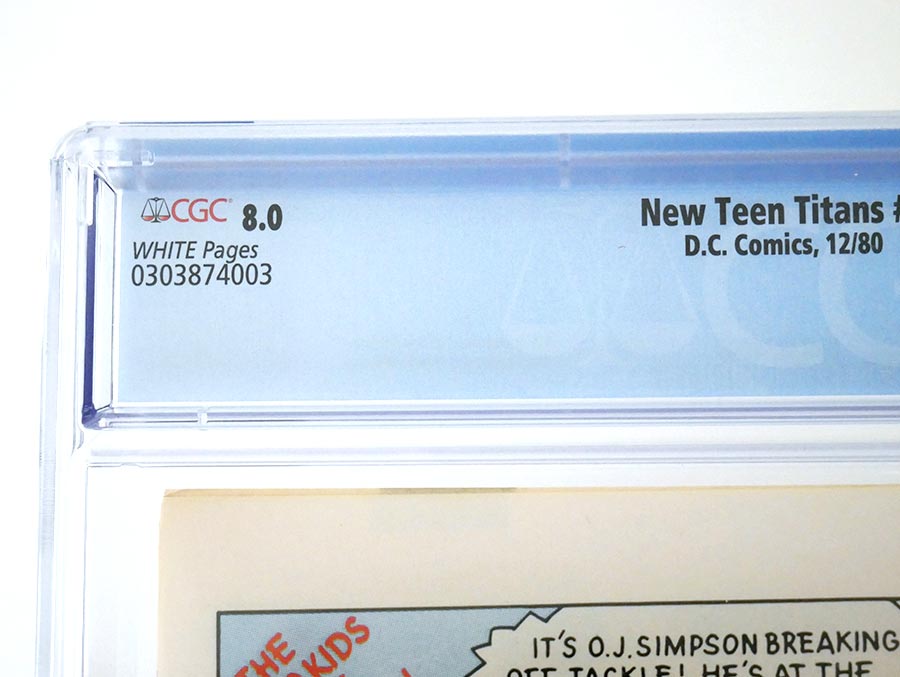 New Teen Titans #2 Cover D CGC 8.0