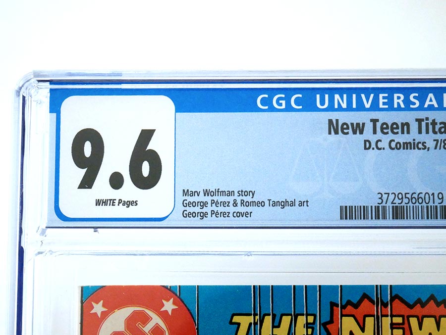 New Teen Titans #9 Cover B CGC 9.6