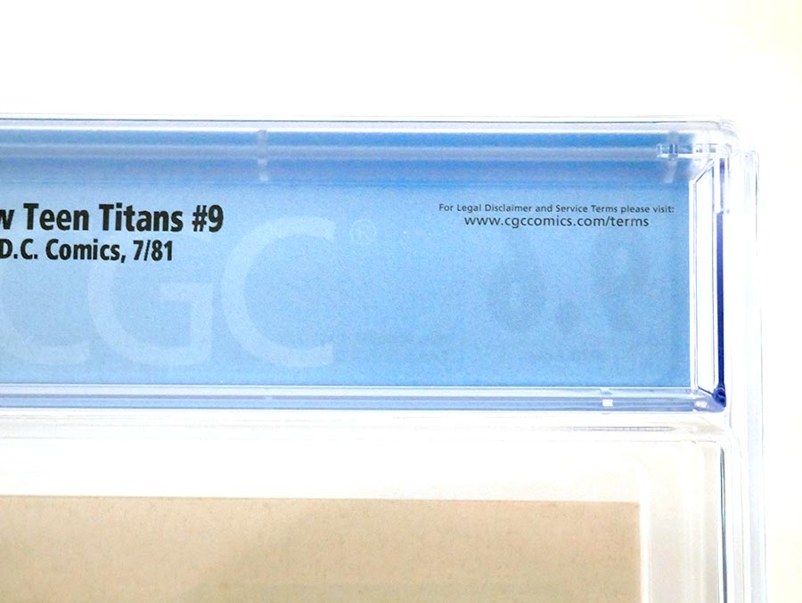 New Teen Titans #9 Cover B CGC 9.6