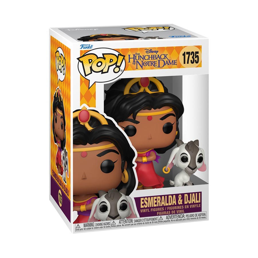 POP & Buddy Hunchback Of Notre Dame Esmeralda & Djali Vinyl Figure