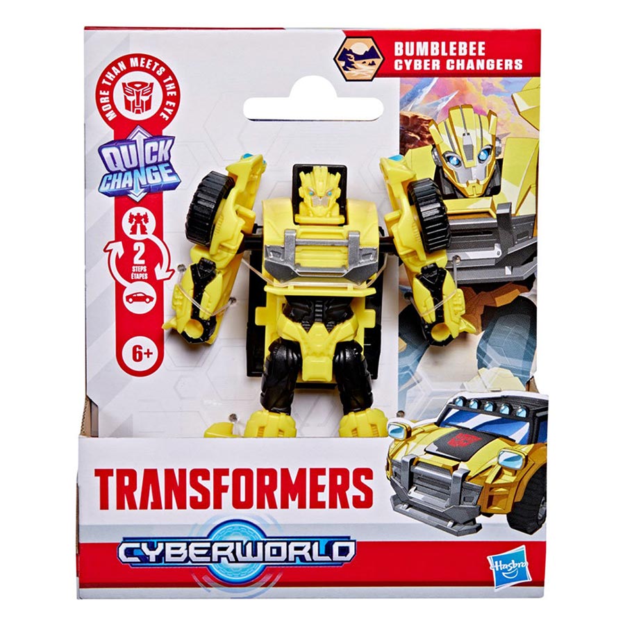 Transformers Cyberworld Cyber Changers Bumblebee Action Figure