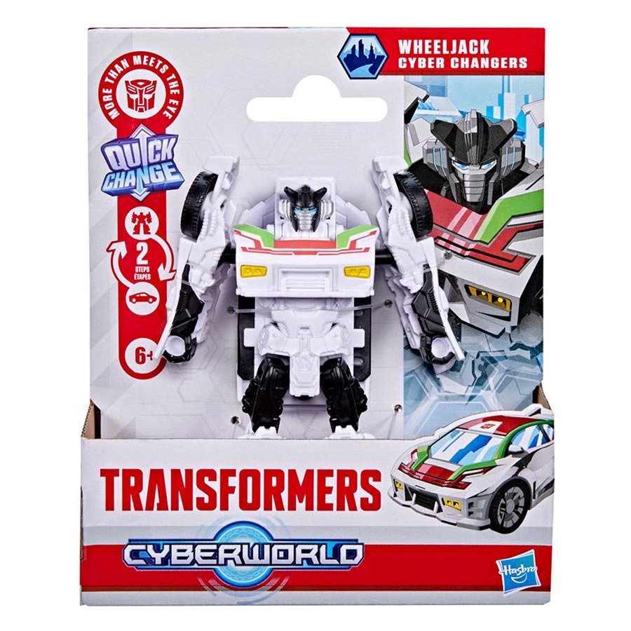 Transformers Cyberworld Cyber Changers Wheeljack Action Figure