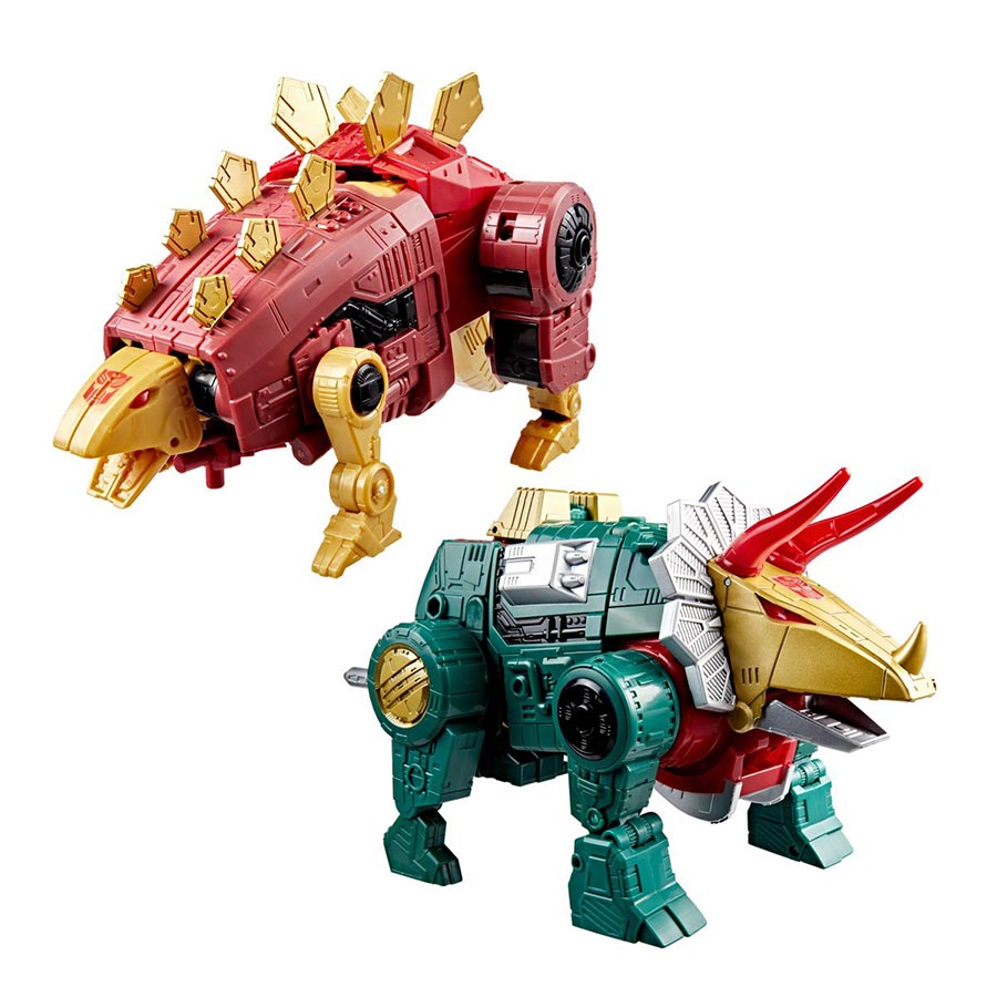 Transformers Generations Selects Age of the Primes Leader Class G2 Universe Dinobots Slug And Snarl Action Figure