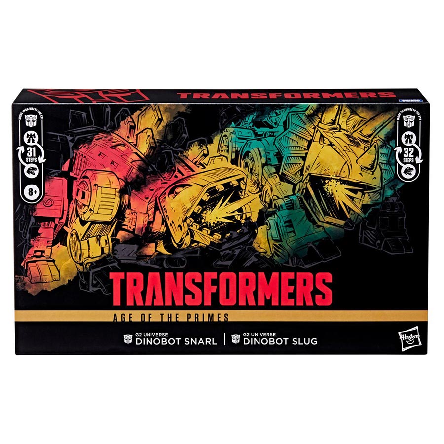 Transformers Generations Selects Age of the Primes Leader Class G2 Universe Dinobots Slug And Snarl Action Figure