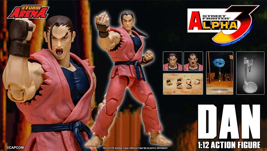 Storm Arena Street Fighter Alpha 3 Dan Hibiki 1/12 Scale Action Figure