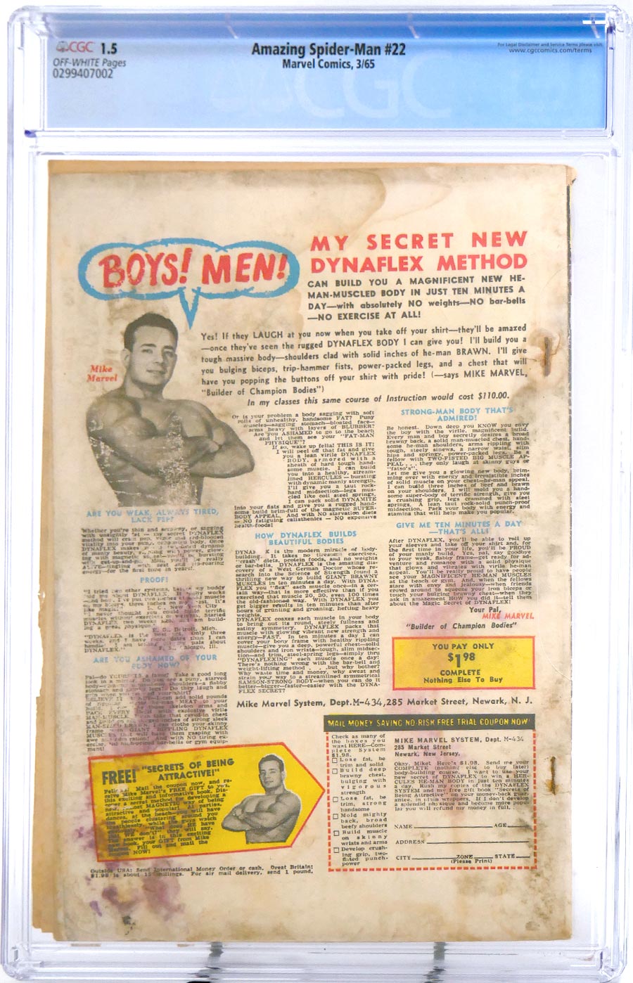 Amazing Spider-Man #22 Cover B CGC 1.5