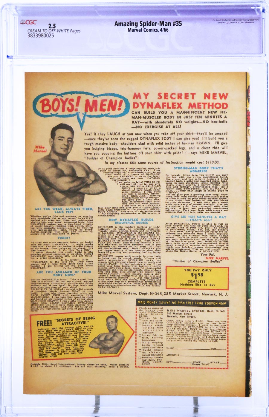 Amazing Spider-Man #35 Cover B CGC Restored 2.5