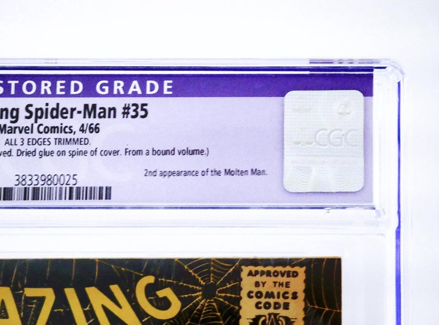 Amazing Spider-Man #35 Cover B CGC Restored 2.5