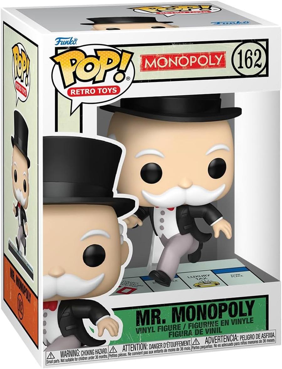 POP Vinyl Monopoly Mr Monopoly Pass Go Vinyl Figure