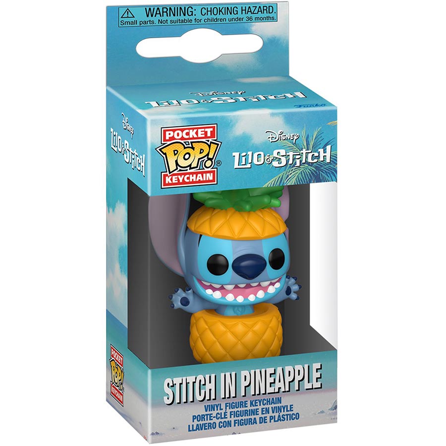 POP Keychain Lilo & Stitch Stitch In Pineapple Vinyl Figure