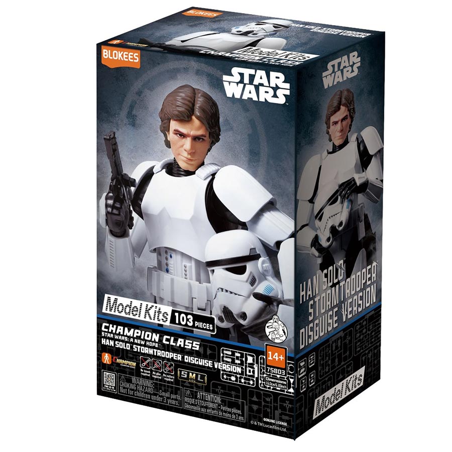 Blokees Star Wars A New Hope Han Solo Stormtrooper Disguise Version Model Kit