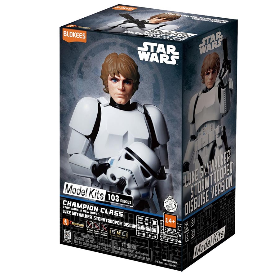 Blokees Star Wars A New Hope Luke Skywalker Stormtrooper Disguise Version Model Kit
