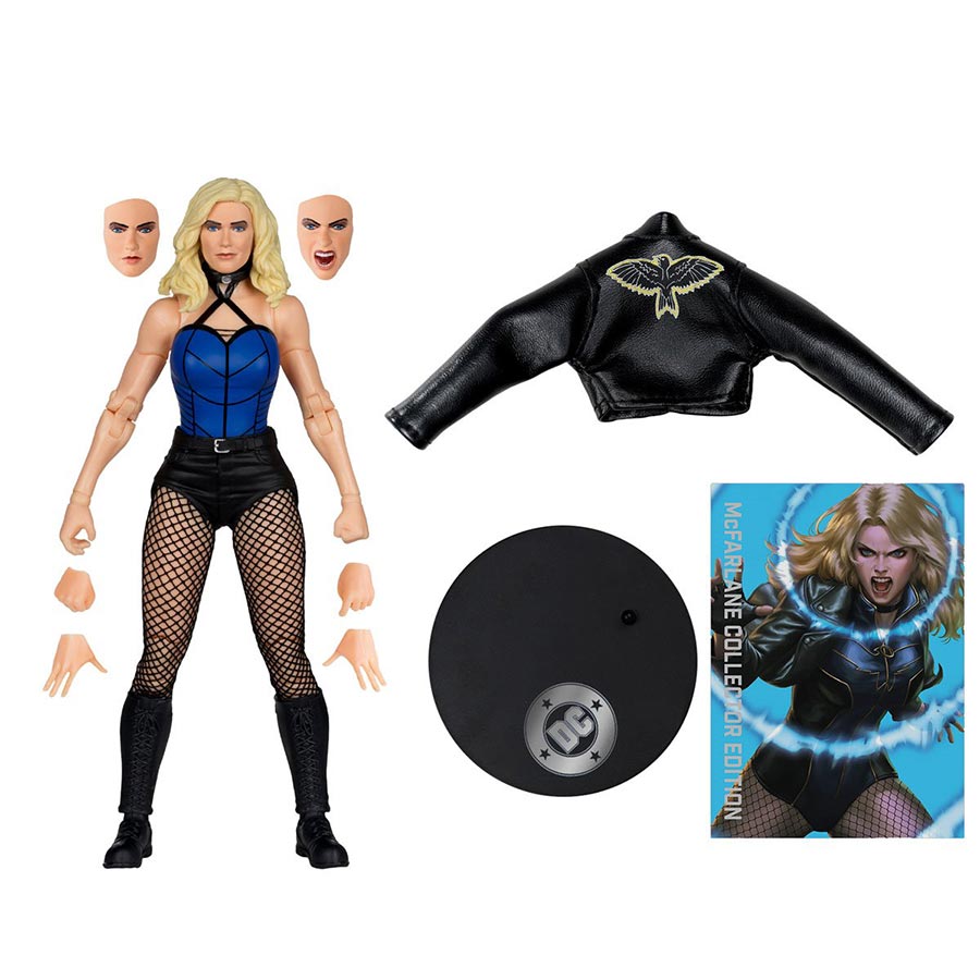 DC McFarlane Collector Edition Wave 14 Black Canary 7-Inch Scale Action Figure