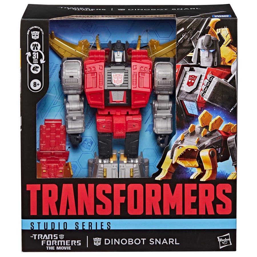 Transformers Studio Series Leader Class Transformers The Movie 86 Dinobot Snarl Action Figure