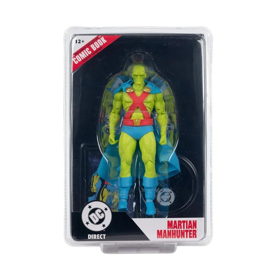 DC Page Punchers Wave 12 Martian Manhunter 7-Inch Figure & Comic